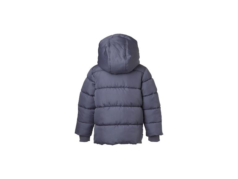 LUPILU® Kinder Thermo Steppjacke in Grau, Rückansicht.
