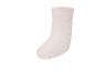 Hellrosa gerippte Babysocke