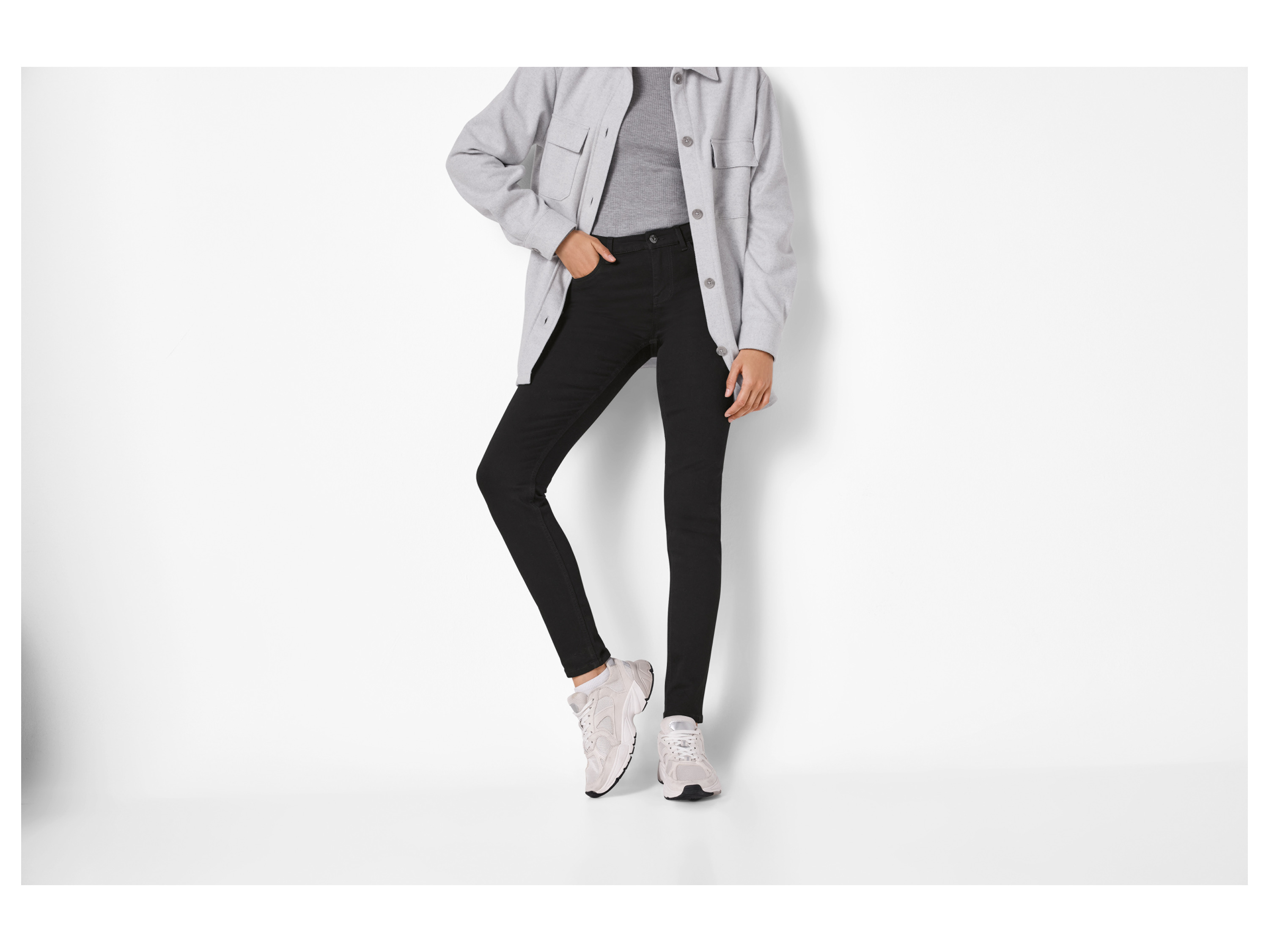 ESMARA® Damen Jeans Skinny fit (Schwarz, 40) – Bild 2 von 3