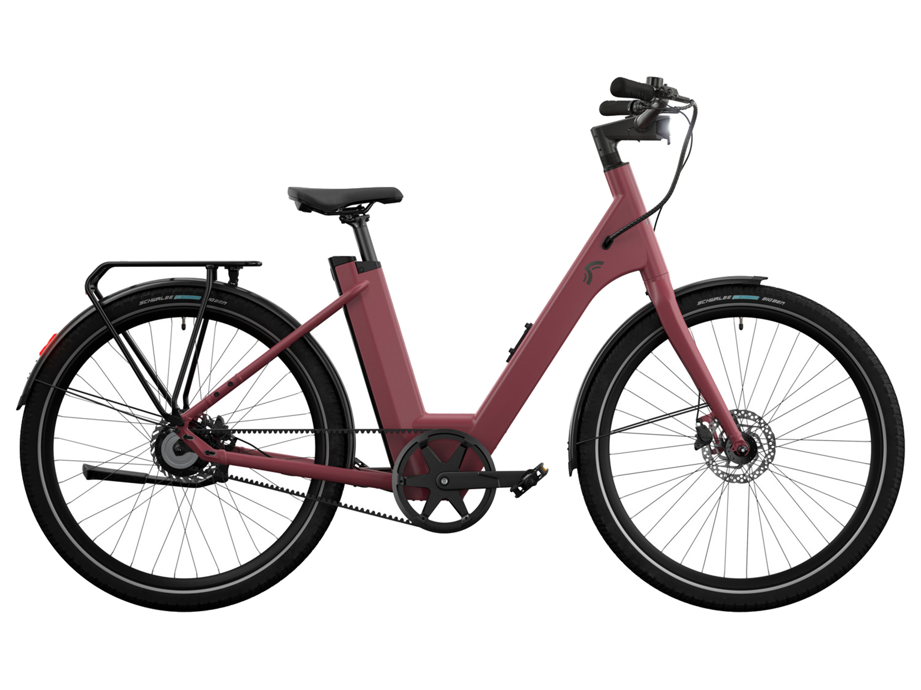 Thumbnail - CRIVIT Urban E-Bike Y.3 Belt Drive (Berry Blush)