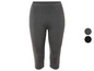 Graue Capri-Leggings für Damen.