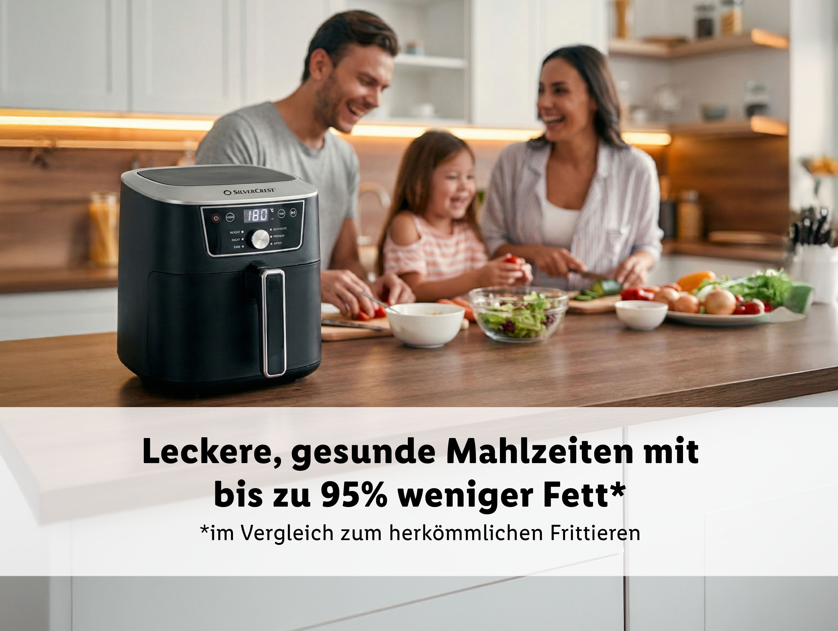 Thumbnail - SILVERCREST® Heißluftfritteuse 6,7 L »SHFD 2150 B1«