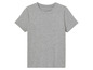 Ein graues T-Shirt mit kurzen Ärmeln.