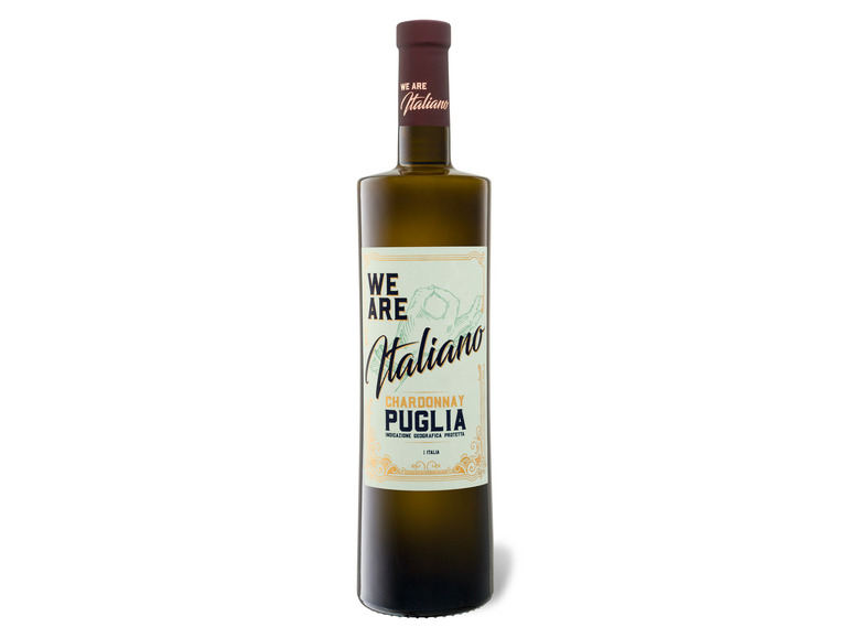 Gehe zu Vollbildansicht: We are Italiano Chardonnay Puglia IGP trocken, Weißwein 2021 - Bild 1