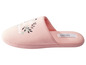 Rosa Hausschuhe von Esmara mit Blumenmuster.