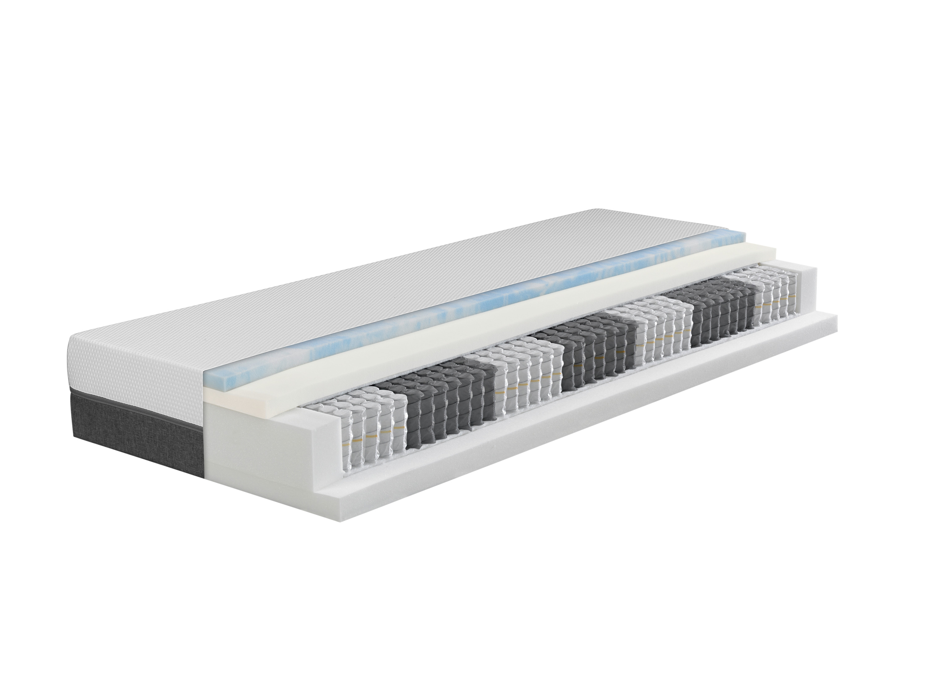 LIVARNO® 7-Zonen-1000er-Taschenfederkern-Matratze »Royal Support Visco«, H3, 80 x 200 cm