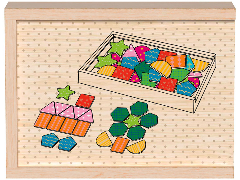 Gehe zu Vollbildansicht: Playtive Holzmagnete Buchstaben / Zahlen / Formen, aus Echtholz - Bild 7