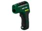 Parkside Infrarot-Thermometer in Grün und Schwarz mit Laserklassifizierung.