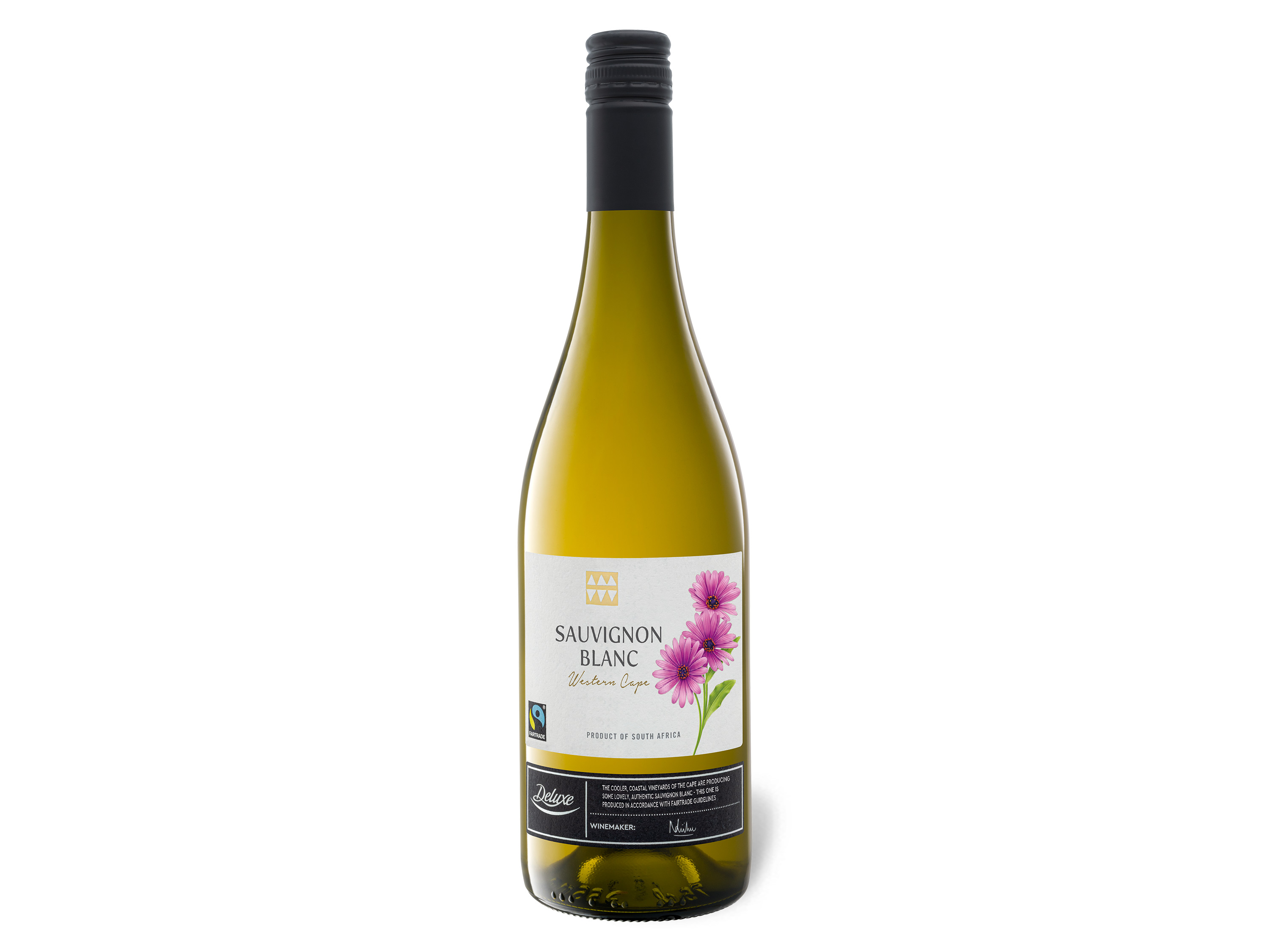 Deluxe Fairtrade Sauvingon Blanc Western Cape trocken, Weißwein 2022 Wein & Spirituosen Lidl DE