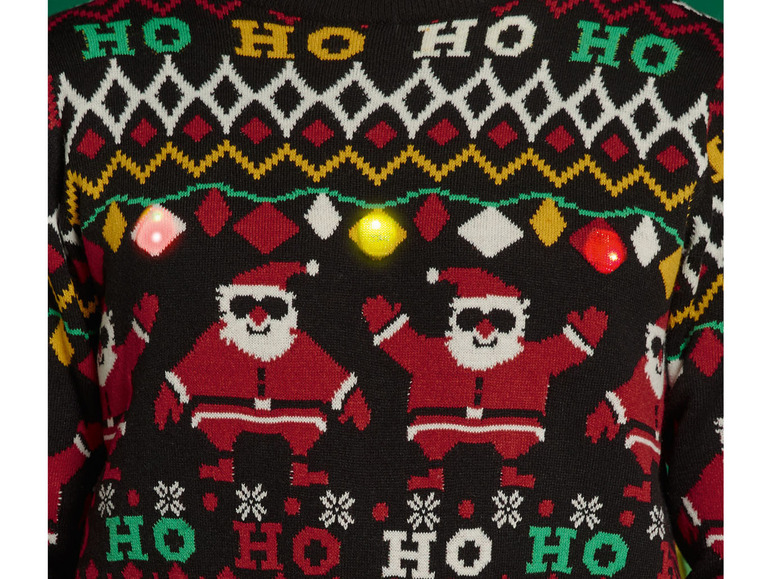 Gehe zu Vollbildansicht: LIVERGY Herren Weihnachtspullover mit LED-Effekt - Bild 11