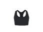 Schwarzes Racerback-Sporttop