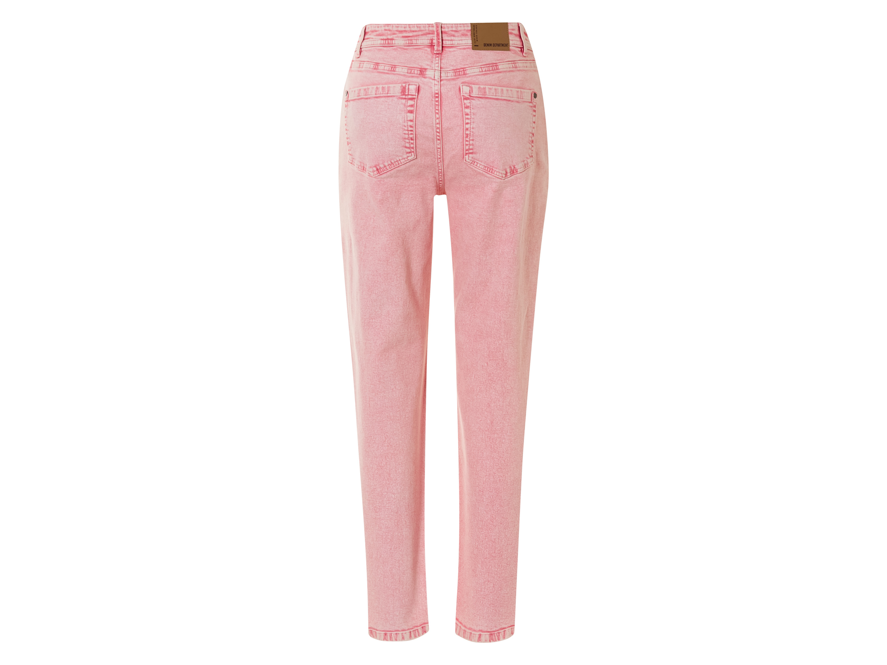 ESMARA® Damen Jeans Straight fit High Waist (Rosa, 40) – Bild 2 von 2