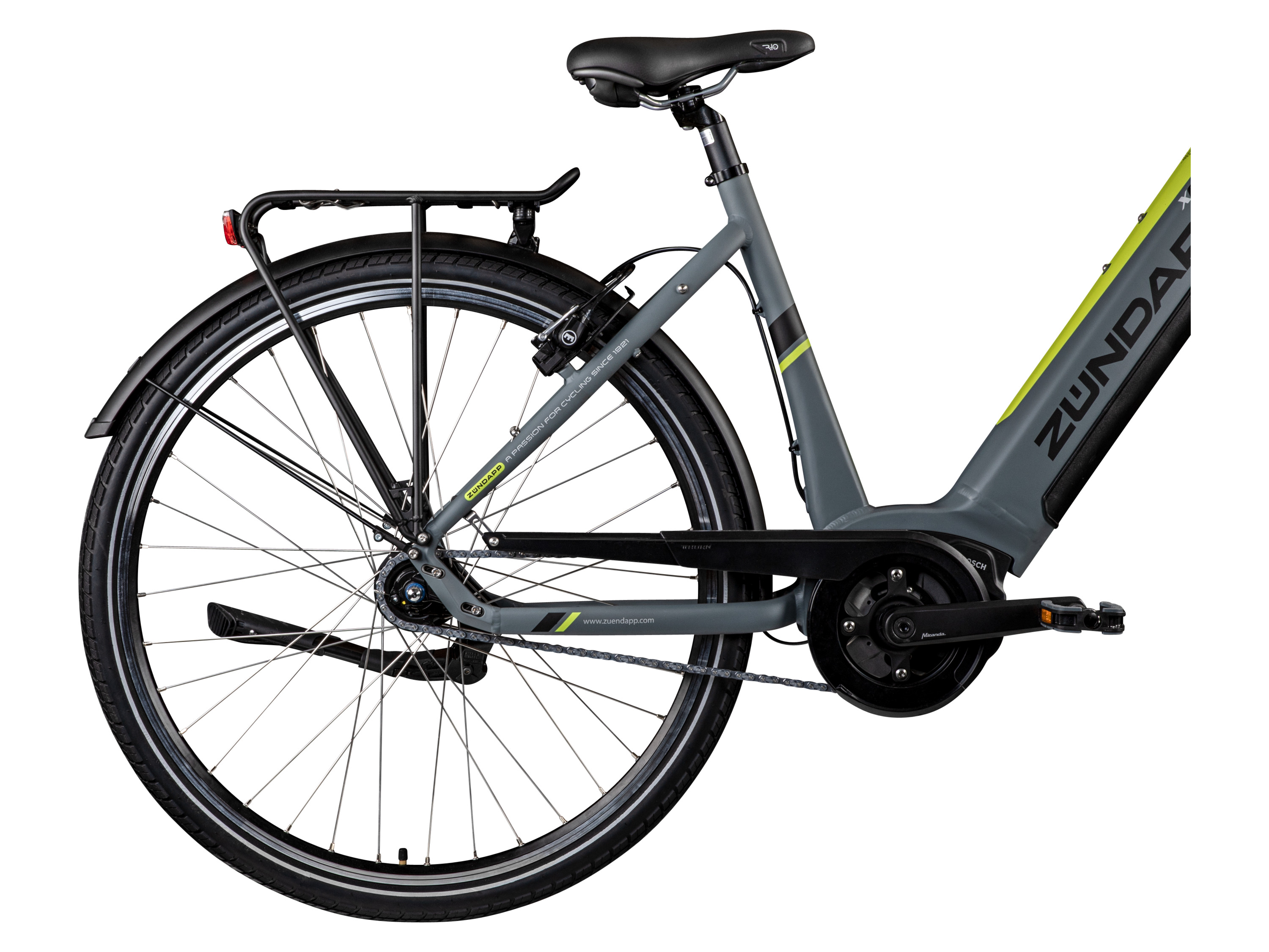 Thumbnail - Zündapp X600 E-City Bosch Mittelmotor (grau/gelb)