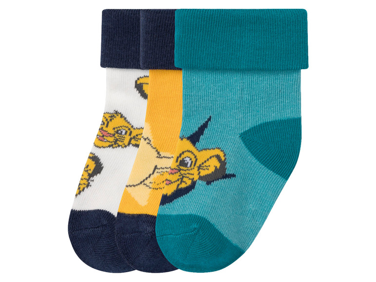 Gehe zu Vollbildansicht: Baby Jungen Socken, 3 Paar, mit Umschlagbund - Bild 18