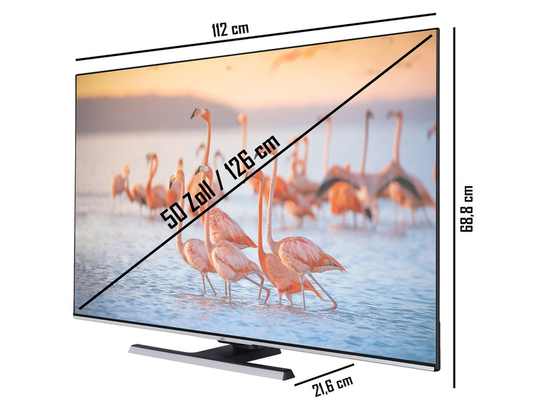 JVC »LT-50VU8156« 50 Zoll Smart / Fernseher Atmos Vision TV, HDR, Triple-Tuner HD 4K, Dolby & Dolby Ultra