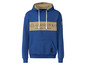 Ein blauer Hoodie mit dem Schriftzug 'U.S. Grand Polo' und einem kleinen Logo.