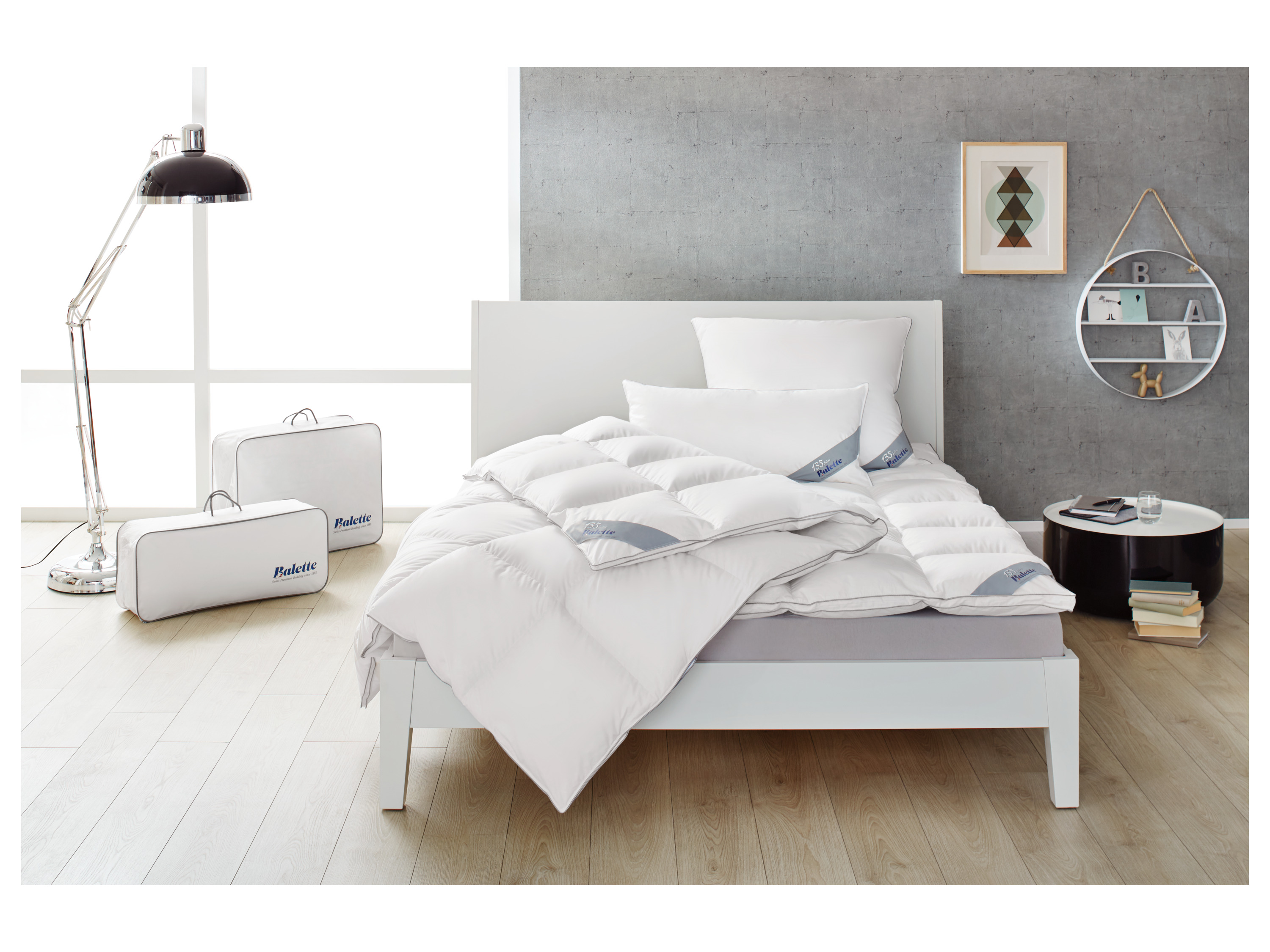 BALETTE Daunen-Kassettenbettdecke Premium Selection 100 % Daunen (warm, 135 X 200 CM) – Bild 4 von 4