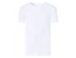 Weißes Kurzarm-T-Shirt mit Rundhalsausschnitt