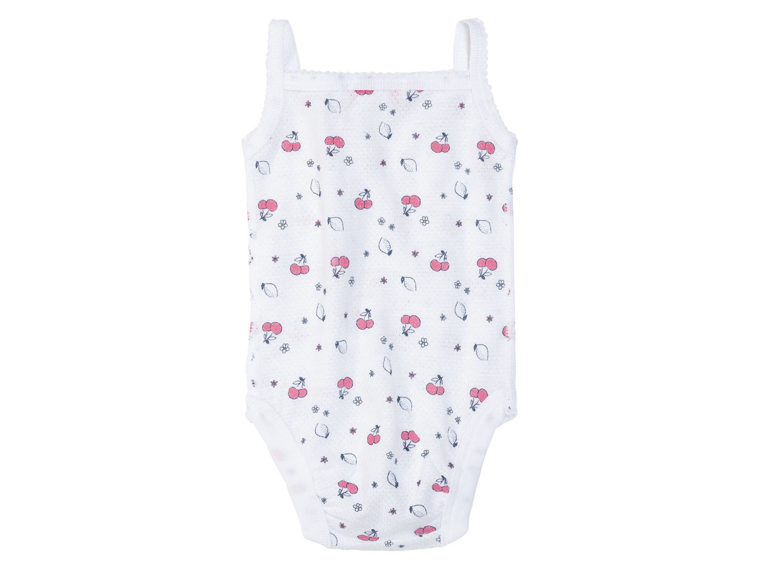 Thumbnail - lupilu® Baby Body (Pink/Weiß, 50/56)