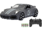 Graues ferngesteuertes Spielzeugauto mit Fernbedienung und Batterien