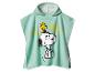 Badeponcho mit Kapuze, Snoopy und Woodstock.