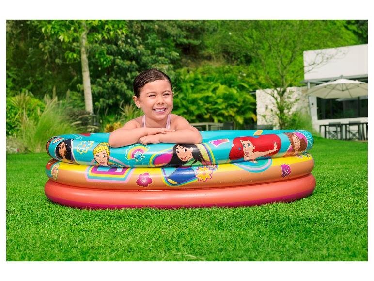 Aufblasbarer Disney Prinzessinnen Pool für Kinder: Arielle, Mulan, Aschenputtel.