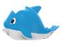 Blaues Delfin-Badespielzeug für Kinder.
