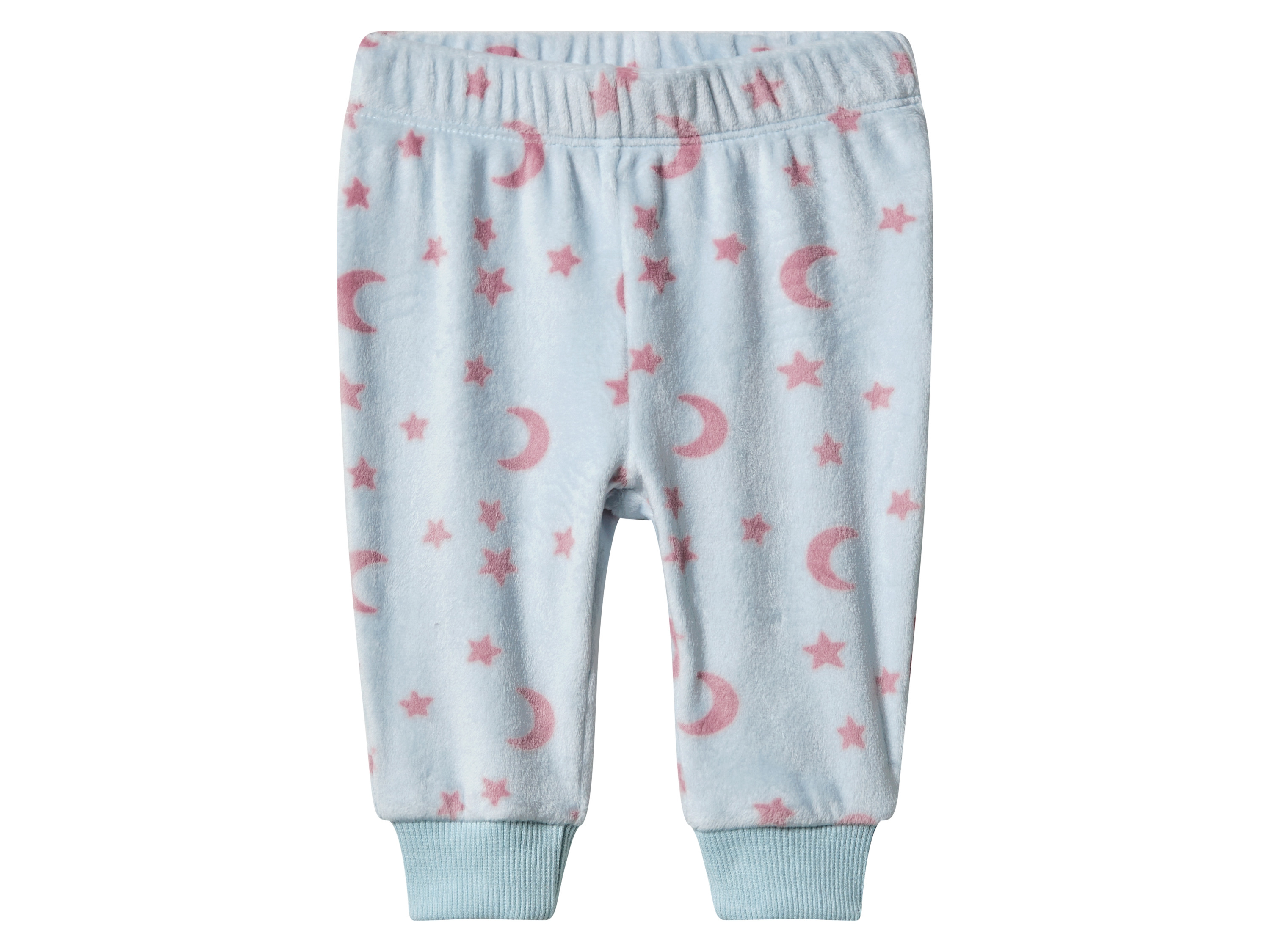 Thumbnail - lupilu® Baby-Velourspyjama (Blau, 86/92)