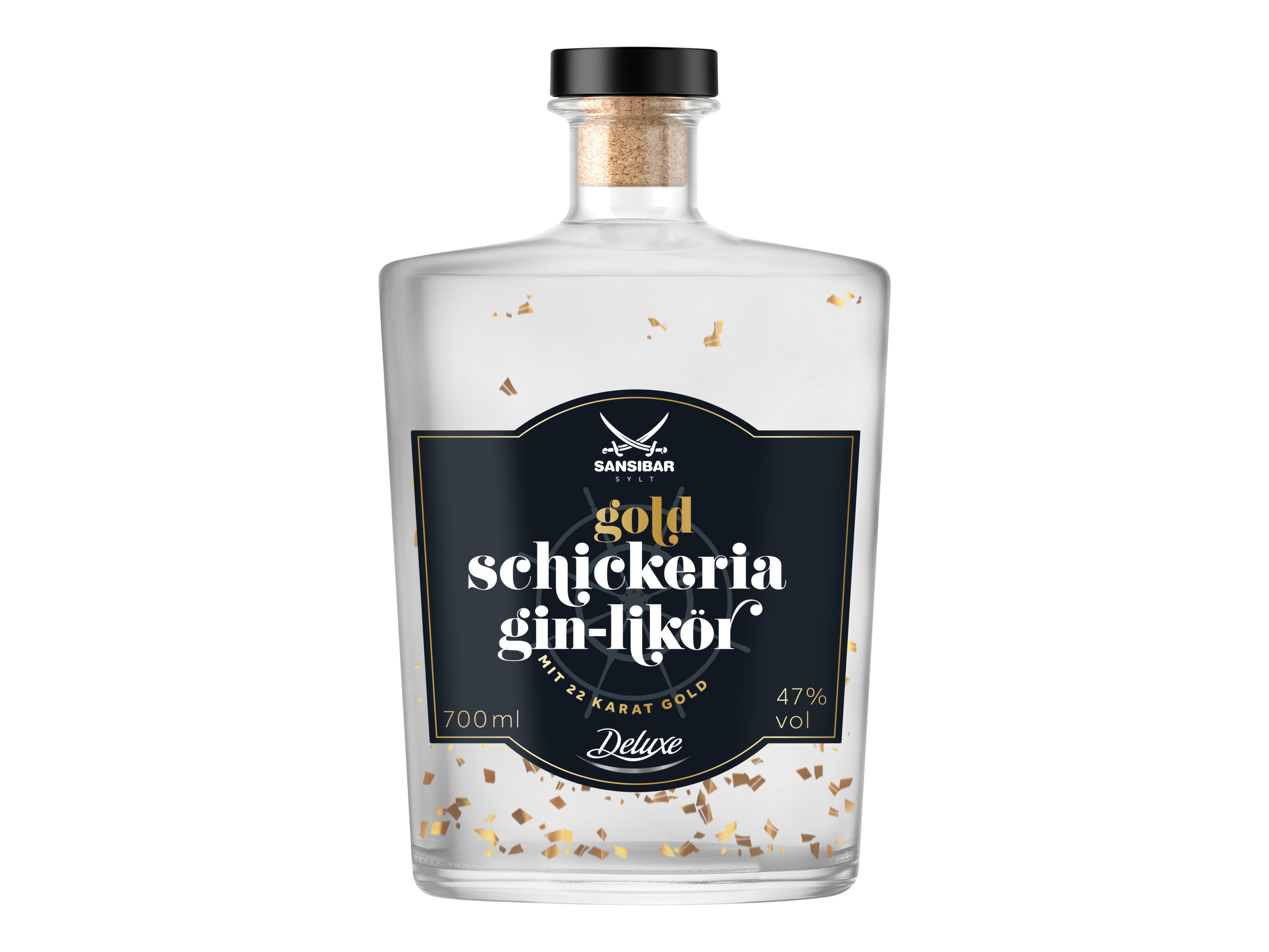 SANSIBAR Schickeria Gin-Likör mit Gold 47% Vol