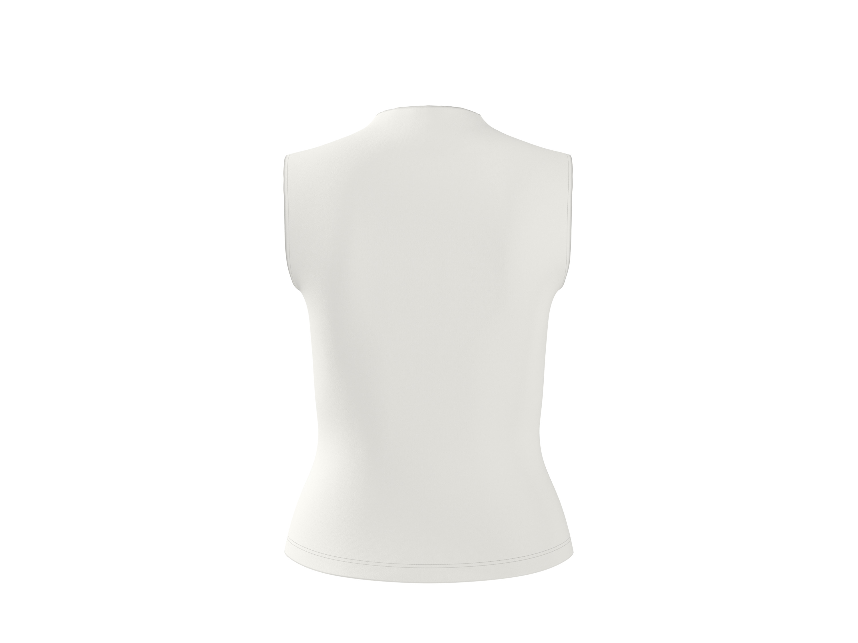 ESMARA® Damen Ärmelloses Shirt (Weiß, XL(48/50)) – Bild 3 von 4