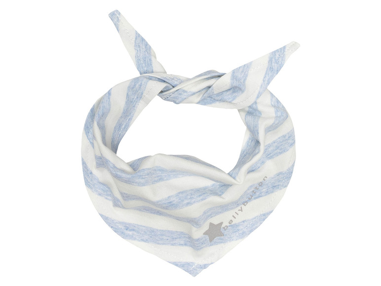 Ein gestreiftes Baby-Lätzchen von Bellybutton.