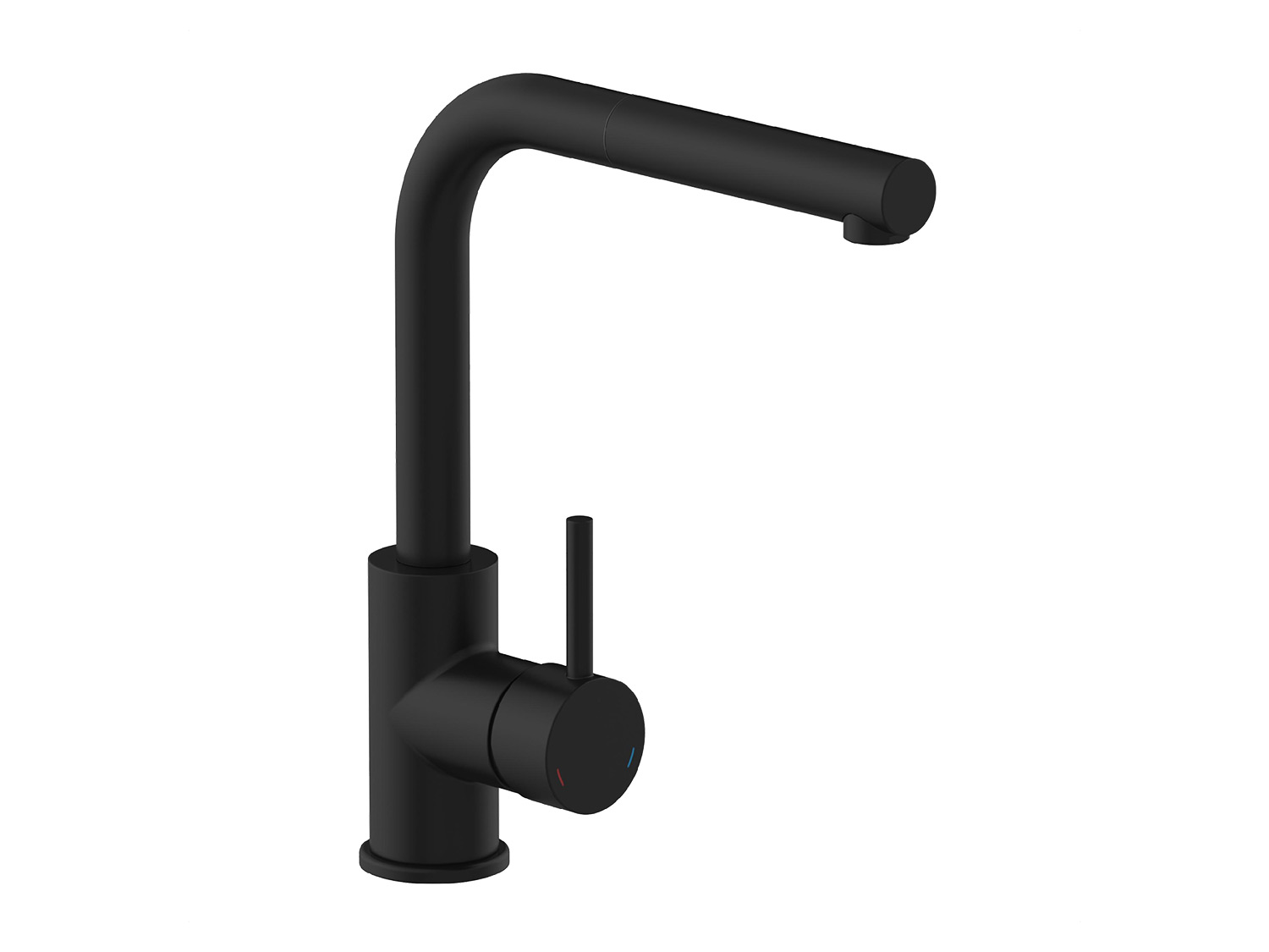 SCHÜTTE VITAL Sensor Küchenarmatur ausziehbar (Schwarz matt)