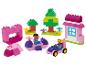 LUPILU® Clippys Junior Bausteinebox mit Spielfiguren, Fahrzeugen und Haus.