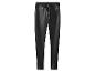Schwarze Leggings in Lederoptik