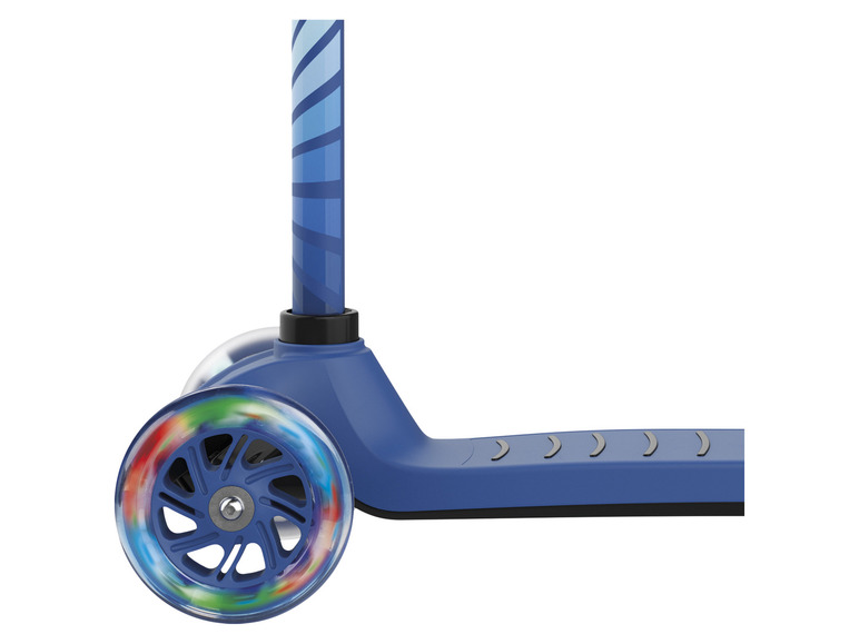 Tri-Scooter mit farbigen LED-Rollen