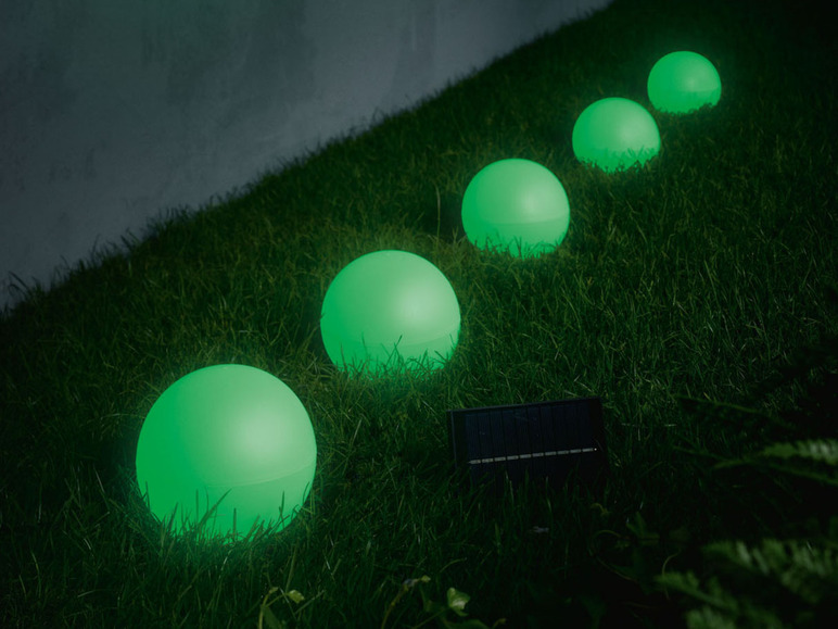 Gehe zu Vollbildansicht: LIVARNO home LED Solar Bodenlichterkette, mit 5 LED-Leuchten - Bild 7