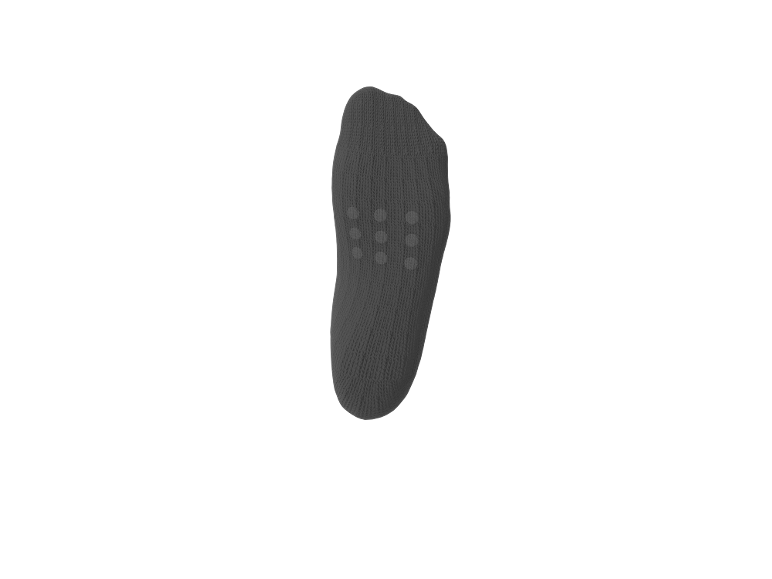 Schwarze Socken mit Anti-Rutsch-Noppen