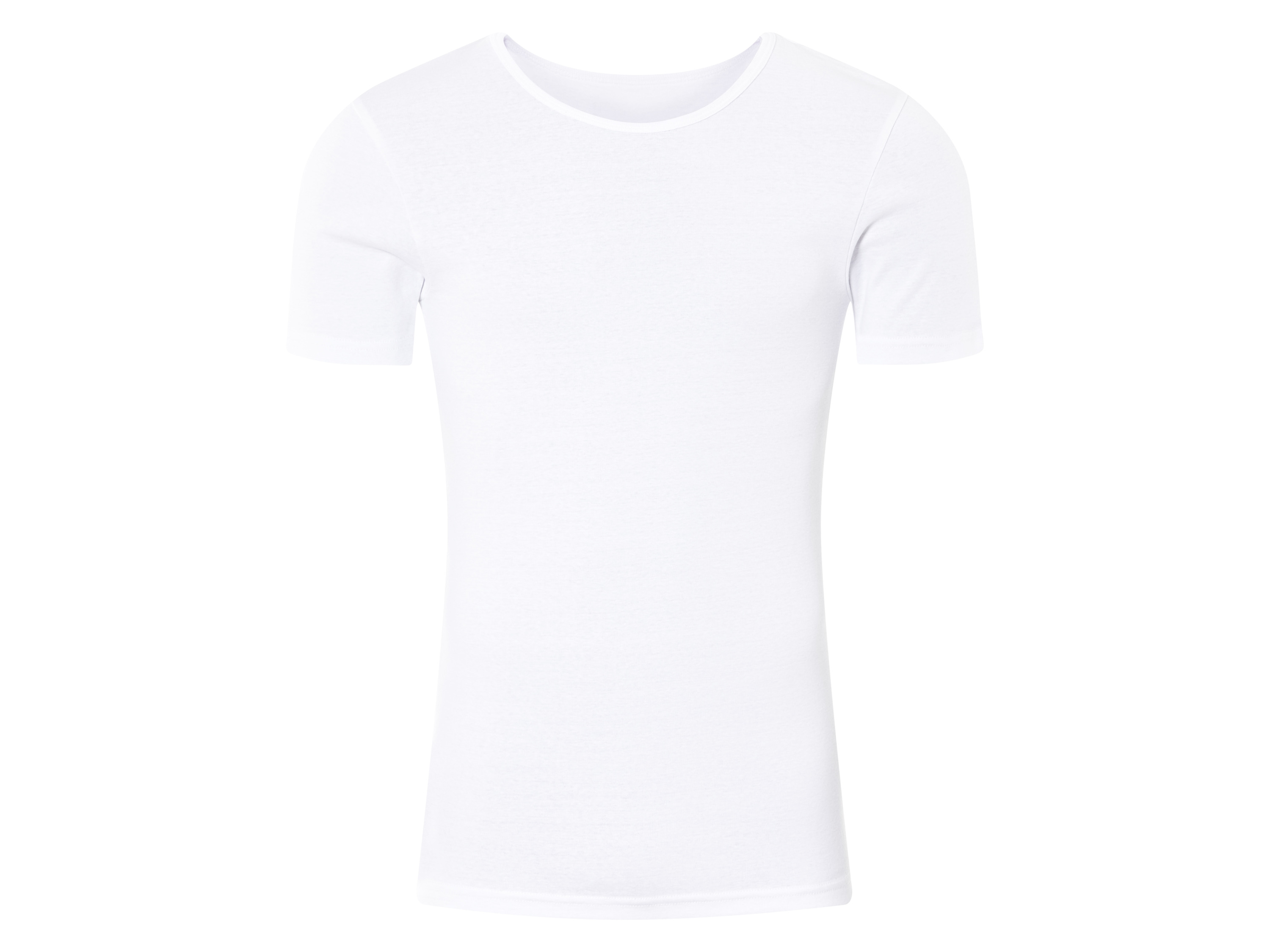LIVERGY® Herren Unterziehshirt (Rundhals, Weiß, 6/L) – Bild 2 von 3