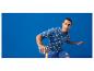 Lidl T-Shirt und Shorts in dunkelblau mit Muster.