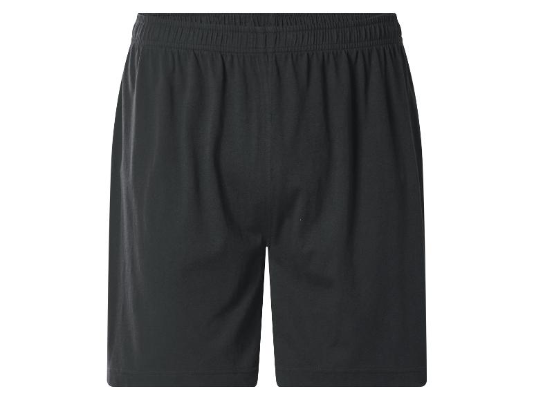 Schwarze Herren-Sporthose mit elastischem Bund.