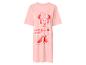 Rosa Nachthemd mit Minnie-Maus-Aufdruck und dem Text „LAZY DAYS“.