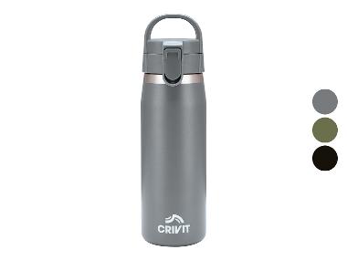 CRIVIT Edelstahl-Trinkflasche