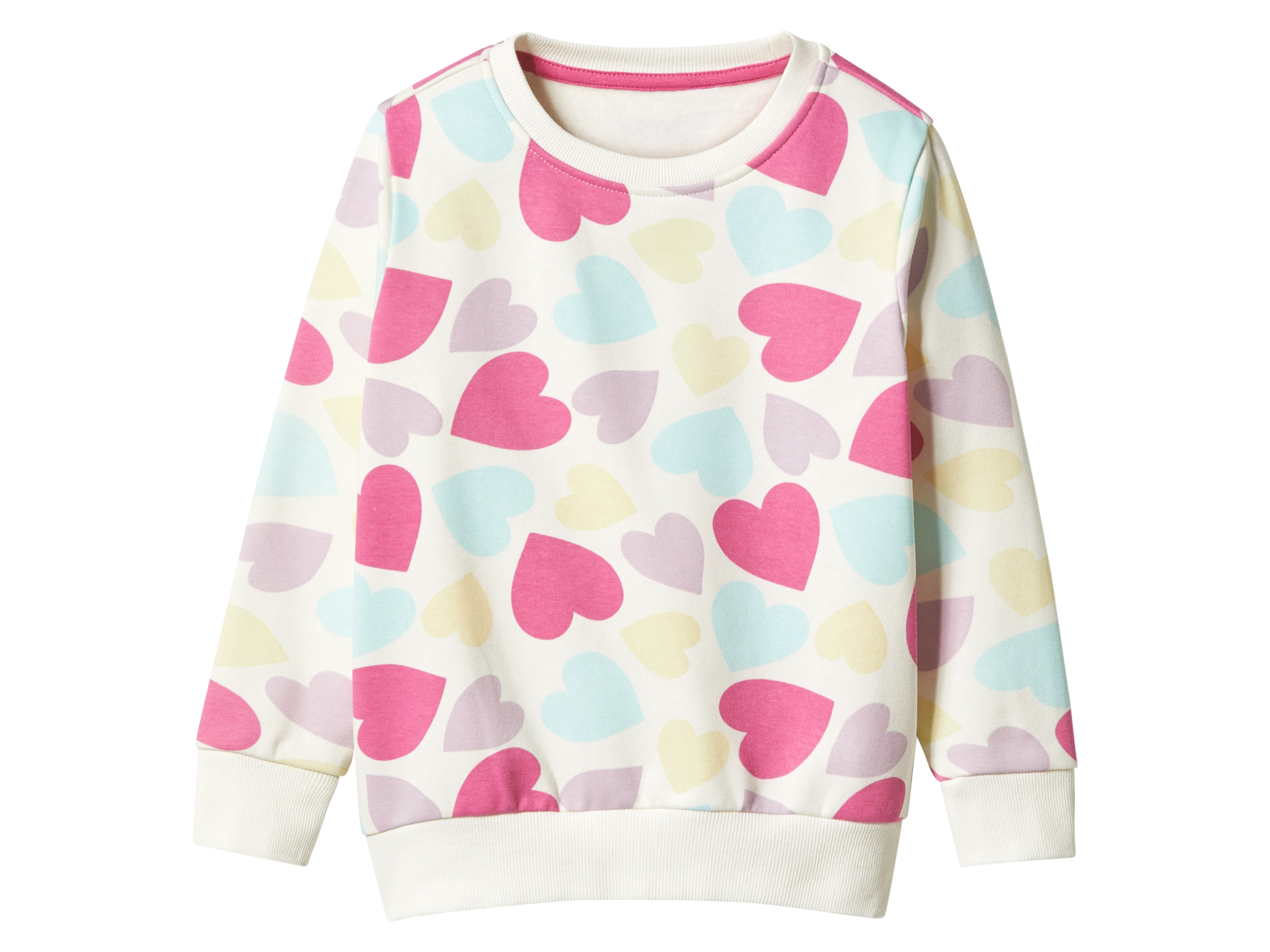 Thumbnail - lupilu® Kinder Sweatanzug, 2-teilig (Weiß, 110/116)