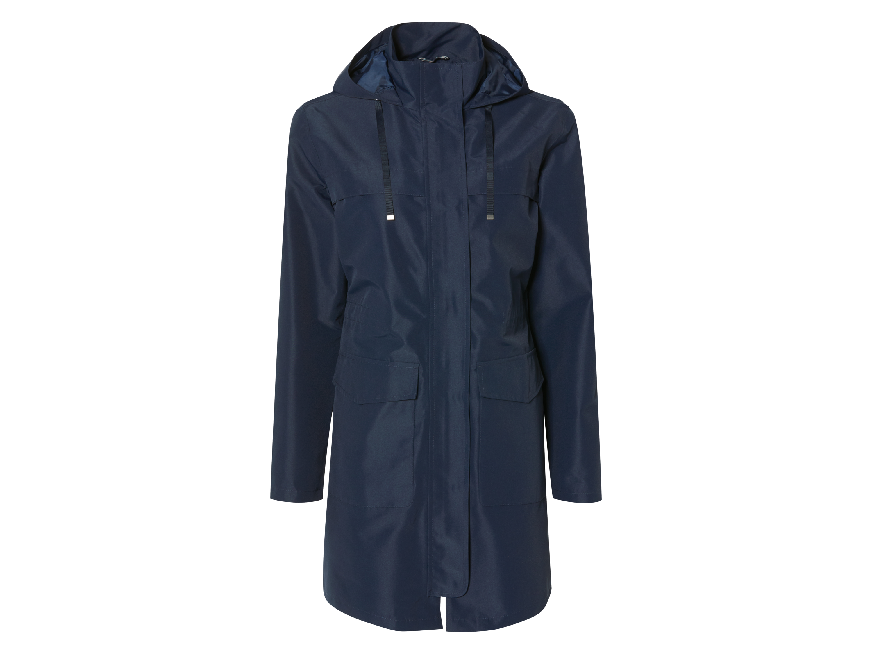 ESMARA® Damen Trenchcoat, wasserabweisendes Obermaterial (Navy, M(40/42))