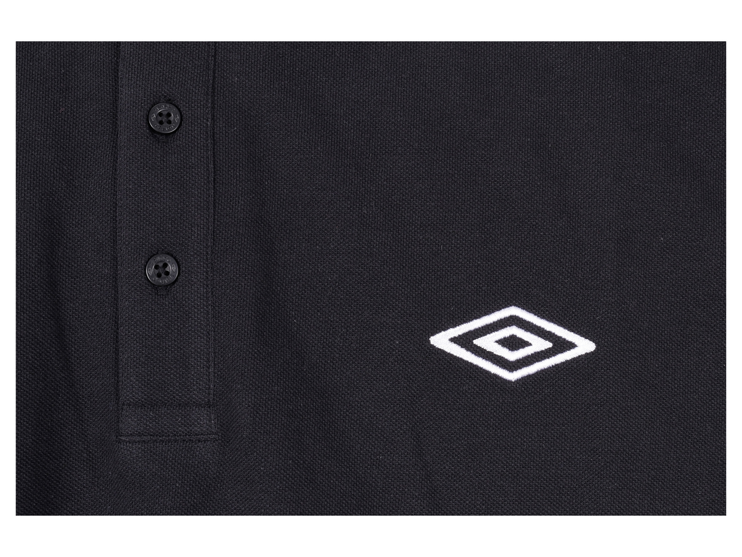 Thumbnail - UMBRO Herren Poloshirt (Schwarz, M)