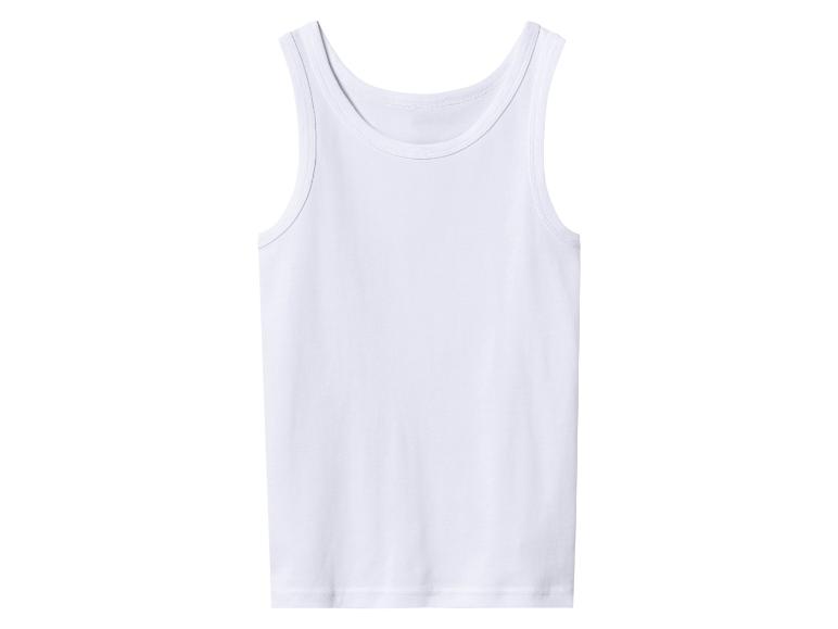 Weißes, schlichtes Herren-Tanktop