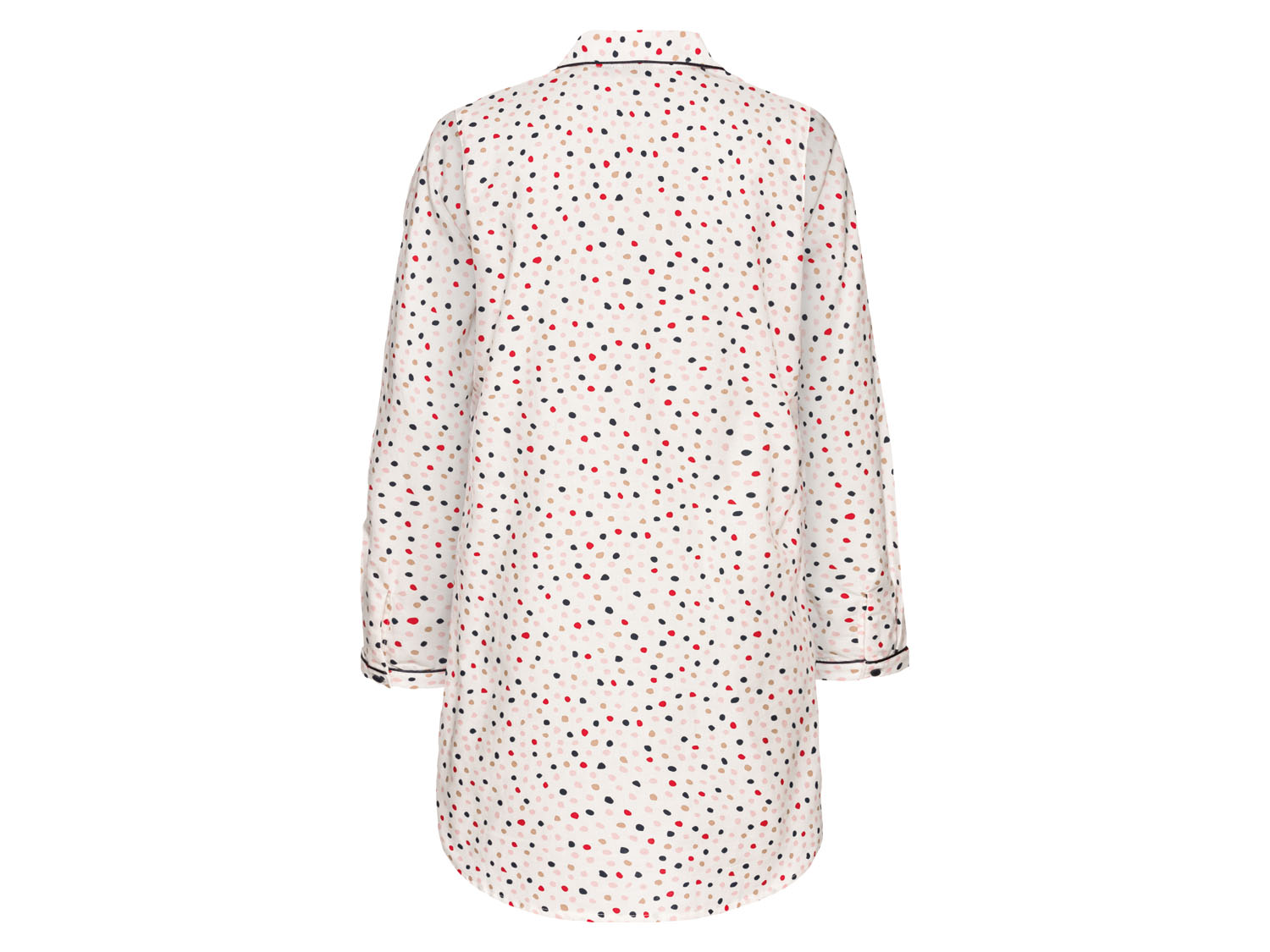 Thumbnail - esmara® Damen Bigshirt, Flanell (Punkte, S (36/38))