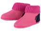 Rosa Wollpantoffeln mit Strickbund, Marke Pepper&May
