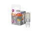Fünf LED-Lampen in Verpackung mit 4,2 W, 470 lm, warmweißem Licht und G9-Sockel.