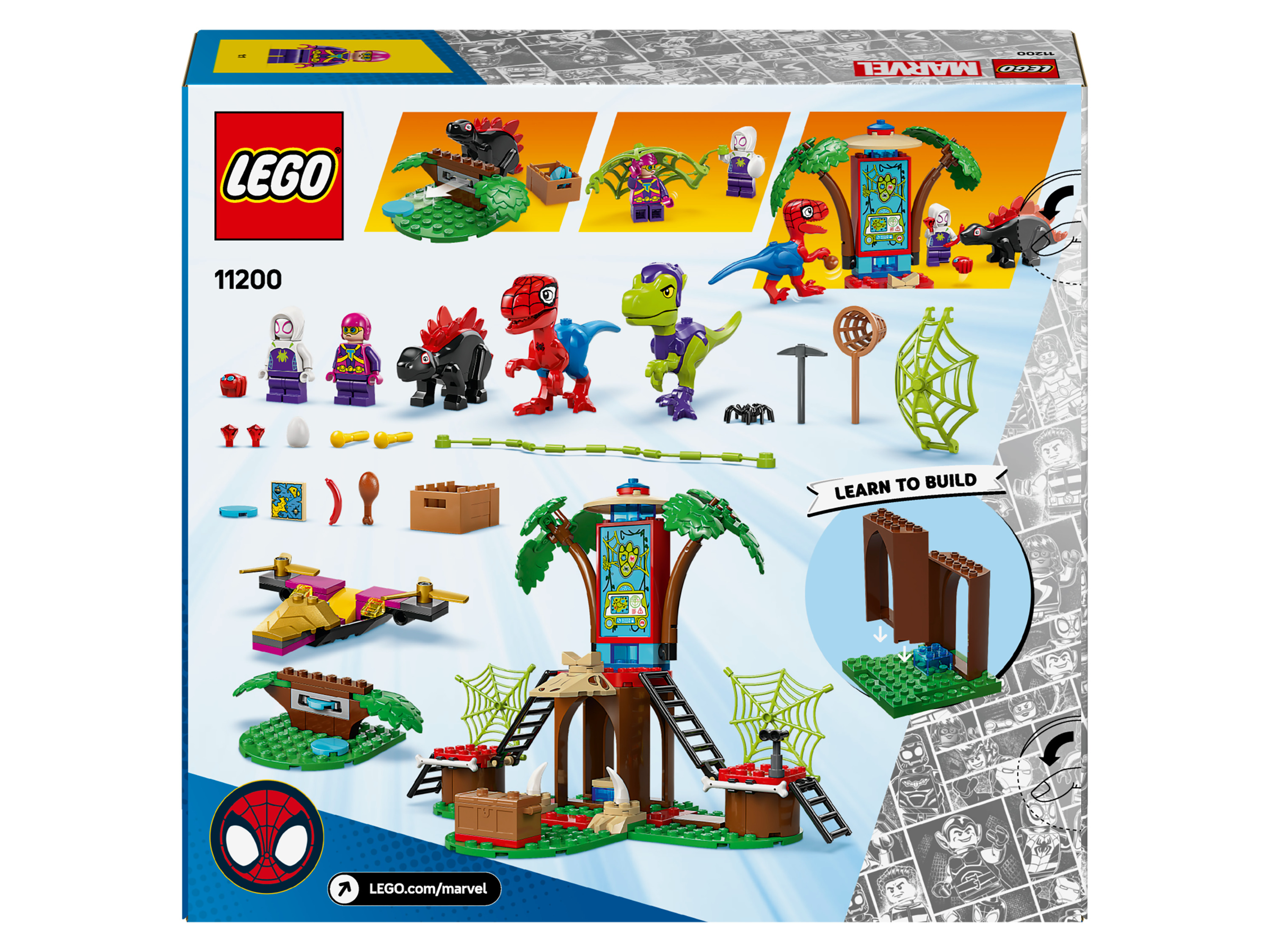 LEGO® SPIDEY UND SUPER-FREUNDE 11200 Spidey and Gobby's Raptor Battle at Tree House HQ